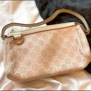 Gucci Vintage Pink Monogram Bag